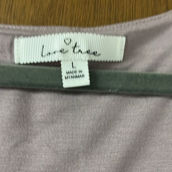 purple Love Tree tank in size large - Picture 2 of 5
